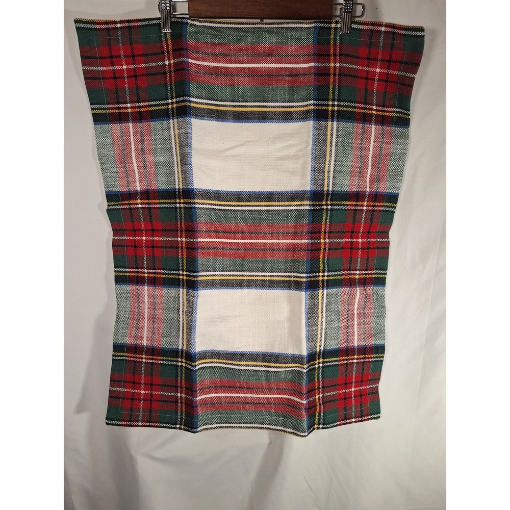 Pottery‎ Barn Belgian Linen Standard Sham Red Berry Plaid Tartan 3153297 NEW